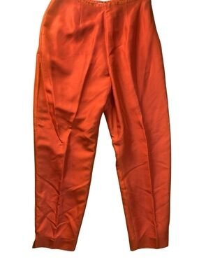 Women's Orange Tailored Trousers